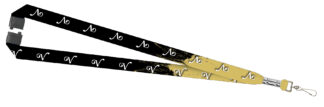 VCS Black/Gold V Lanyard