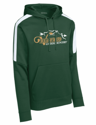 Adult Forest/White Dri-Fit Hoodie (ST255)