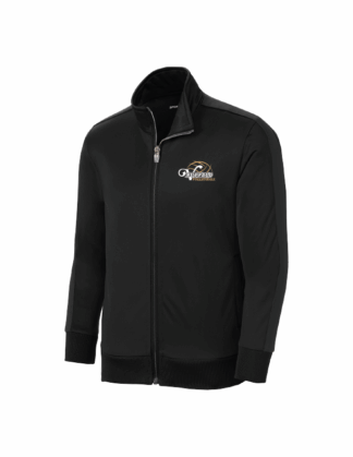 Youth Black Tricot Full Zip Jacket (YST94)