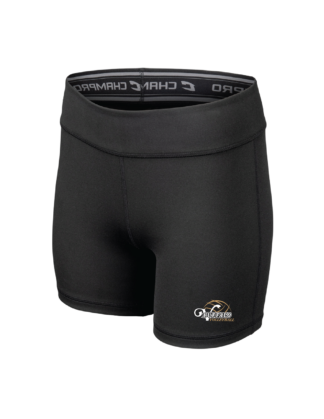 Girls/Ladies Black Spandex Shorts (VS5)