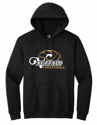 Adult Black Hoodie (18500)