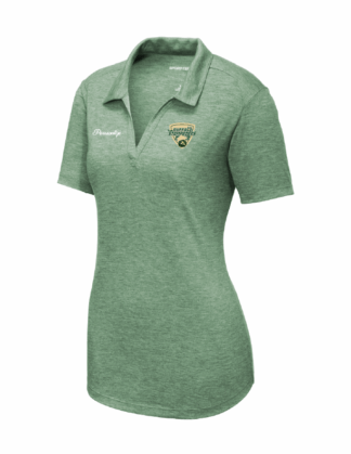 Stampeders Cheer Ladies TriBlend Polo