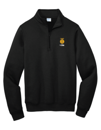 Adult VCMS FFA Cotton Blend 1/4 Zip Sweatshirt