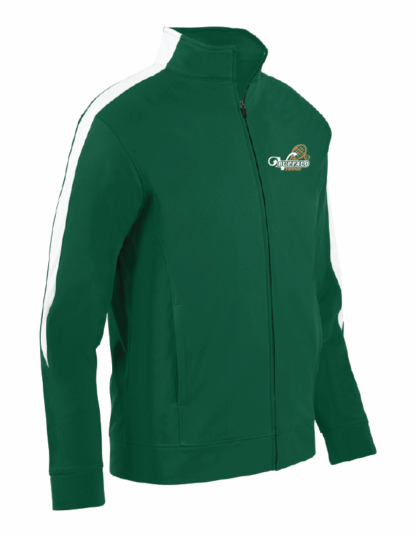 Youth Forest/White Full Zip Jacket (4396)