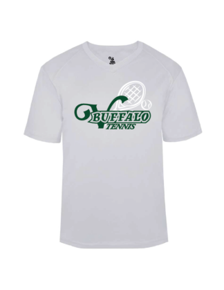 Youth Silver V-Neck Tee (2162)