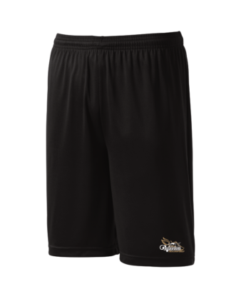 Adult Black Non-Pocketed Shorts (ST355)