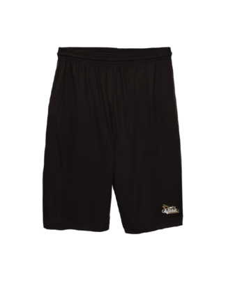 Youth Black Non-Pocketed Shorts (YST355)