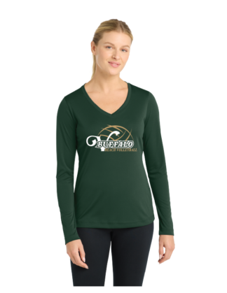 Beach Volleyball Ladies Dri-Fit V-Neck L/S Tee