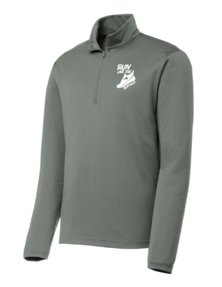 Grey Concrete Adult 1/4-Zip Pullover (ST357)