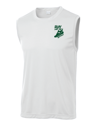 White Sleeveless Adult Dri-Fit Tee (ST352)