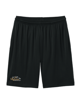 Adult Men's Black Pocketed Shorts (ST349P)