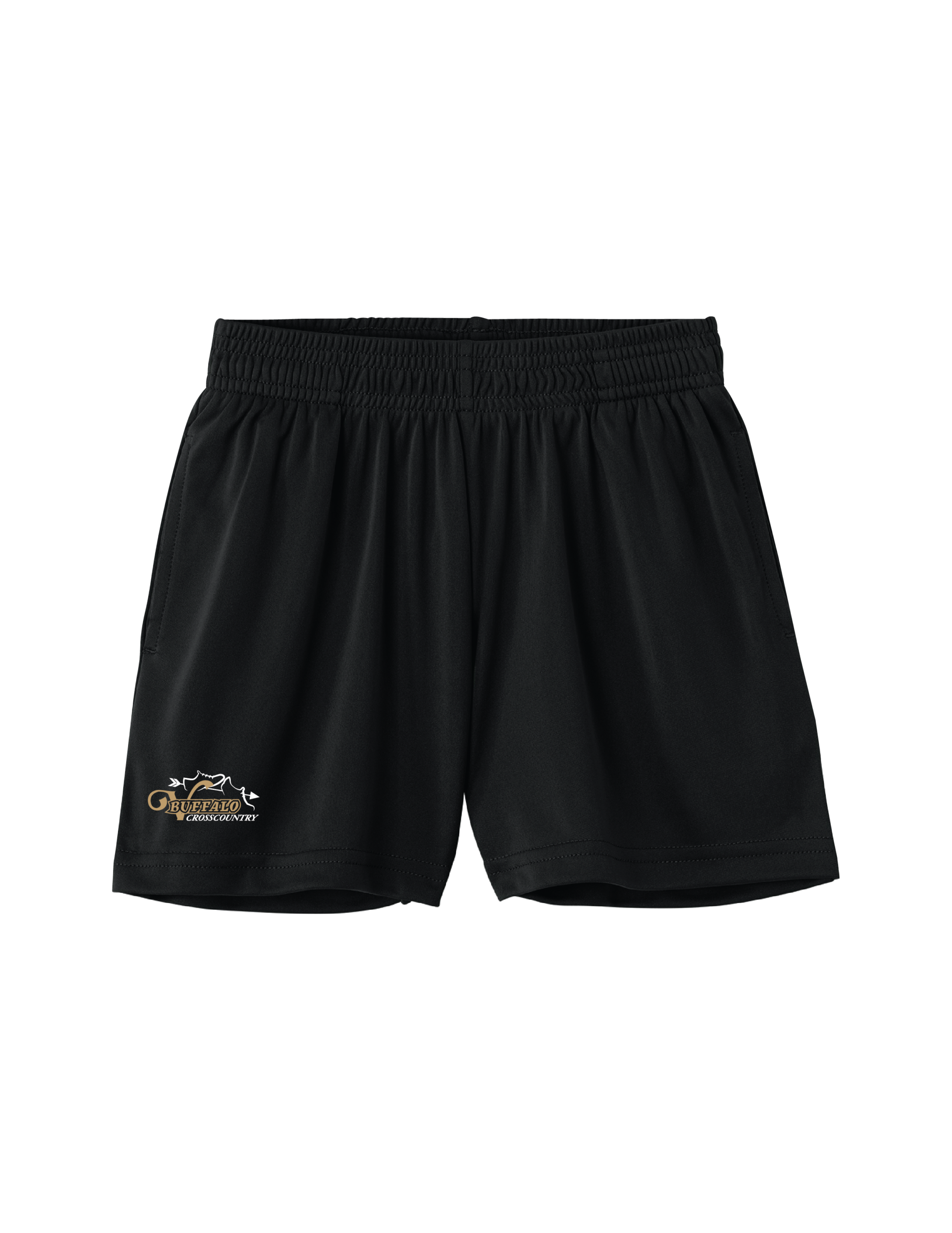 Youth Black Pocketed Shorts (YST349P)