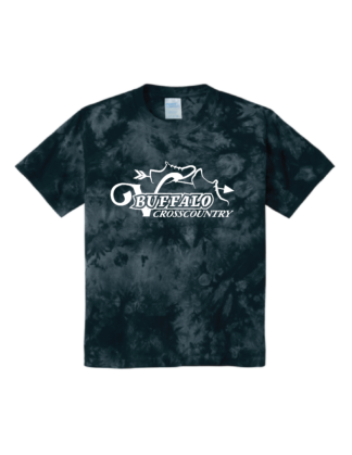 Youth Black Crystal Tie-Dye Tee (PC145Y)