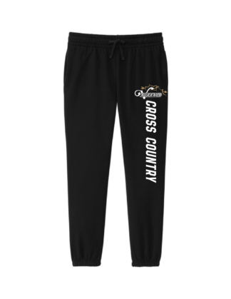 Ladies Black Fleece Joggers (DT6110)