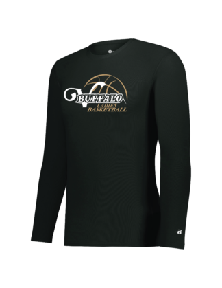 Youth Black Long Sleeve Compression Tee (260500)