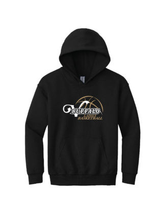 Youth Black Cotton Hoodie (PC78YH)
