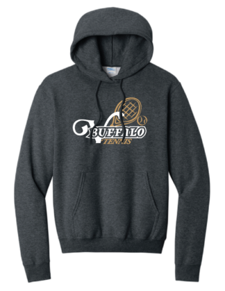Adult Graphite Heather Cotton Hoodie (PC78H)