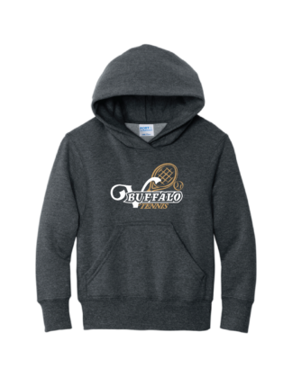 Youth Graphite Heather Cotton Hoodie (PC78YH)
