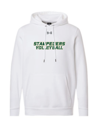 Stampeders Volleyball Adult Under Armour Fleece Hooded Sweatshirt