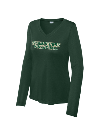 Stampeders Volleyball Ladies DriFit Long Sleeve Tee